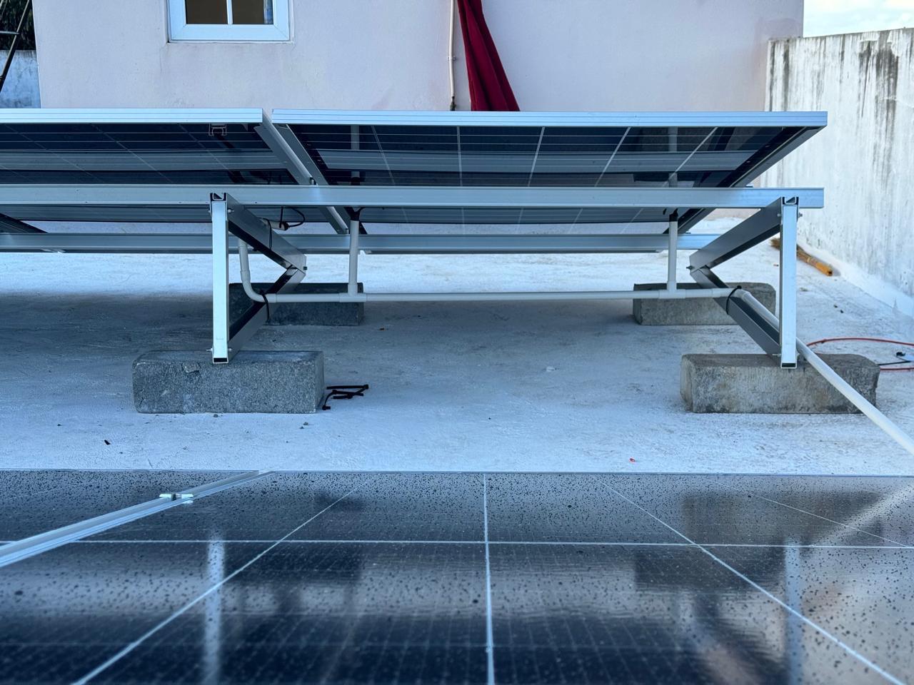Residential solar PV installation in Notre Dame Mauritius