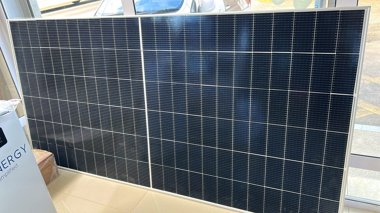 Solar panel product display